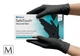 Рукавички нітрилові SafeTouch Advanced Black M без пудри текстуровані 100 шт. чорні 3,5 г (1187P-C) - зображення 1