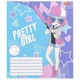 Набір зошитів Pretty Girl Мрії Збуваються 12 аркушів у клітинку 20 штук різнобарвні для школи та домашніх занять з якісним папером - зображення 2