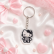 Акриловий брелок Hello Kitty (Хеллоу Кітті) піксельний 3×2 см 012 - зображення 2