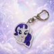 Акриловый брелок Рарити, My Little Pony 4х3 см - изображение 3