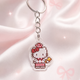 Акриловий брелок Hello Kitty (Хеллоу Кітті) піксельний 3×2 см 06 - зображення 1