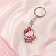 Акриловий брелок Hello Kitty (Хеллоу Кітті) піксельний 3×2 см 06 - зображення 2