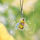Акриловый брелок для телефона Кот мем Банан плачущий Crying Banana Cat 3х3 см - изображение 3