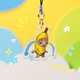 Акриловый брелок для телефона Кот мем Банан плачущий Crying Banana Cat 3х3 см - изображение 5