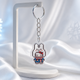 Акриловий брелок Hello Kitty (Хеллоу Кітті) піксельний 3×2 см 04 - зображення 3