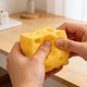 Іграшка-антистрес Squeeze Cheese Сир ароматний сквіш для дітей і дорослих ароматизований м'який шматок сиру 6х6 см - зображення 5