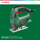 Лобзик електричний Bosch PST 650, 500 Вт, 65 мм глибина різу + полотно T144 D + кейс (06033A0720) - зображення 4