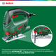 Лобзик електричний Bosch PST 650, 500 Вт, 65 мм глибина різу + полотно T144 D + кейс (06033A0720) - зображення 5
