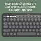 Комплект (клавиатура, мышь) беспроводной Logitech Pebble 2 Combo Graphite (920-012239) - изображение 10