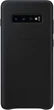 Чохол Leather Cover для Samsung Galaxy S10 Plus (G975) (EF-VG975LBEGRU) Black - изображение 1