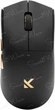 Ігрова ергономічна мишка MCHOSE K7 Ultra Black-Gold з RGB док-станціїю 8000Hz, 2.4G/Bluetooth/Кабель, PAW3950, 42000 DPI, Ultralight 59грам - изображение 2