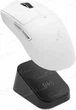 Ігрова ергономічна мишка MCHOSE K7 Ultra White з RGB док-станціїю 8000Hz, 2.4G/Bluetooth/Кабель, PAW3950, 42000 DPI, Ultralight 59грам - зображення 1