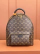 Рюкзак Louis Vuitton Palm Springs коричневий шкіряний Луі Вітон Big size (126) - изображение 1