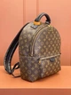 Рюкзак Louis Vuitton Palm Springs коричневий шкіряний Луі Вітон Big size (126) - изображение 2