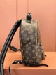 Рюкзак Louis Vuitton Palm Springs коричневий шкіряний Луі Вітон Medium size (125) - зображення 6