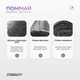 Массажный ролик EasyFit EPP Roller 30 см черный (легкий роллер, твердый валик, цилиндр для МФР и йоги, массажер для спины, ног, рук, шеи) WS-EPPR30-Bk - изображение 4