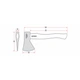 Топор 600 г, карбонизированная ручка, 48-57 HRC STORM INTERTOOL HT-0266 (136318) - изображение 6