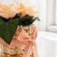 Настольная лампа LED ночник Lesko Rose Crystal YW-MGYZSJP Champagne в виде букета роз - изображение 3