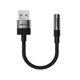 Адаптер Acefast J13 USB-A на mini jack 3.5 mm Black (6974316285298) - изображение 2