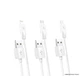 Кабель Hoco X1 USB-A to Lightning 2.1A 2m White (6957531032014) - зображення 2