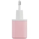 Ładowarka sieciowa Energea Bazic GoPort Velox Kit USB-C/USB-A GaN 35W z kablem Pink (8885020102574) - obraz 6