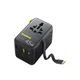 Adapter podróżny Baseus PicoGo AG11 45W 6w1 ze składanym kablem USB‑C Black (6942521203475) - obraz 3