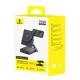 Беспроводная зарядка Baseus PicoGo AF21 3в1 Qi2.2 35W с блоком питания EU 45W и кабелем USB-C 1m Black (6942521200641) - изображение 6