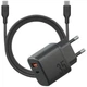 Ładowarka sieciowa Energea Bazic GoPort Velox Kit GaN 35W z kablem Black (8885020102536) - obraz 1