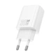 Сетевое зарядное устройство Hoco N63 USB A + USB C QC3.0 PD 30W White (6942007648806) - изображение 3