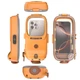 Водонепроникний чохол 4smarts Shark Universal 15m Orange (541606) - зображення 2