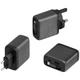 Ładowarka sieciowa Energea Ampcharge Arc 65 USB-A/USB-C + kabel USB-C PD/PPS/QC3.0 GaN Gunmetal (8885020104264) - obraz 5