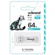 USB флеш накопичувач Wibrand 64GB Marten White USB 3.2 Gen 1 (USB 3.0) (WI3.2/MA64P10W) - зображення 2