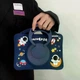 Чохол дитячий Silikon Power з підставкою і ремінцем Космонавт Apple iPad 5 (2017) 9.7" Dark Blue - зображення 11