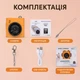 Міні цифрова камера C5 Білий 1.4" IPS дисплей, фото до 64 МП, відеозйомка, підтримка карт пам'яті до 128 ГБ - изображение 10
