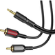 Кабель аудіо BROFONE BL11 DC3.5mm-2RCA (джек- 2 тюльпани) 1.5 м - зображення 2