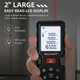Лазерний далекомір MILESEEY D5T 50 м Bluetooth з LCD-дисплеєм підсвічуванням і пам’яттю вимірювань - изображение 2