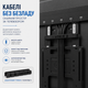Кронштейн для телевізора WORLDLIFT Ultra Slim 37–80" настінний VESA 600×400 до 75 кг сумісний із Samsung Frame - зображення 6