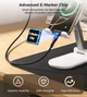 Кабель Choetech PowerSync Charging Cable USB-C to USB-C 100W 5A 1m Black (XCC-1008-BK) - зображення 6