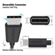 Кабель Choetech PowerSync PVC Cable USB-A to USB-C 2.4A 0.5m Black (AC0001) - зображення 4