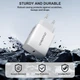 Мережевий зарядний пристрій Choetech PowiX USB-C PD 30W Mini White (PD3041-EU-WH) - зображення 8