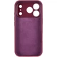 Чехол Silk Full Camera Protective (AA) NO LOGO для Apple iPhone 17 Pro Max (6.9") (Бордовый / Plum) Epik (244100) - изображение 4