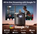 Проектор ETOE Dolphin LED DLP Full HD Wi-Fi Bluetooth Chromecast AirPlay Google TV - изображение 6