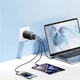 Сетевое зарядное устройство ESSAGER Ranges 67W GaN Charger 2C+1A QC4.0 FCP PD Black (ECT67W-LJB01-Z) - изображение 9