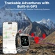 Мужские GPS смарт-часы с звонками компасом и 2 ремешками - изображение 4