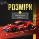 Конструктор машина Техник Ferrari 488 GTE Красный детский конструктор для мальчиков гоночная спортивная машинка Ferrari для сборки для взрослых и детей большой игровой развивающий набор подарок на день рождения 1677 деталей - изображение 2