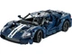 Конструктор машина Техник Ford GT 2022 Синий детский конструктор для мальчиков гоночная спортивная машинка Ford для сборки для взрослых и детей большой игровой развивающий набор подарок на день рождения 1466 деталей - изображение 10