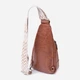 Сумка слинг через плечо женская Vintage leather-22773 Рыжяя - изображение 3