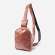 Сумка слинг через плечо женская Vintage leather-22783 Коричневая - изображение 1