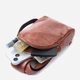 Сумка слинг через плечо женская Vintage leather-22783 Коричневая - изображение 9