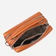 Сумка кросс боди через плечо женская из натуральная кожи Vintage leather-22921 Рыжяя - изображение 7